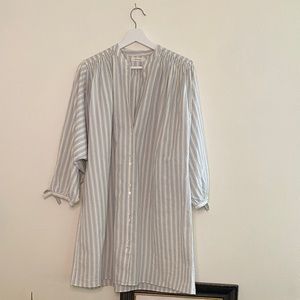 Ode Dress / Striped Chambray (S)